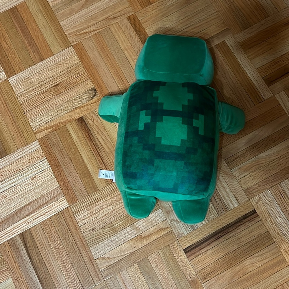 Minecraft stuffed turtle plushy